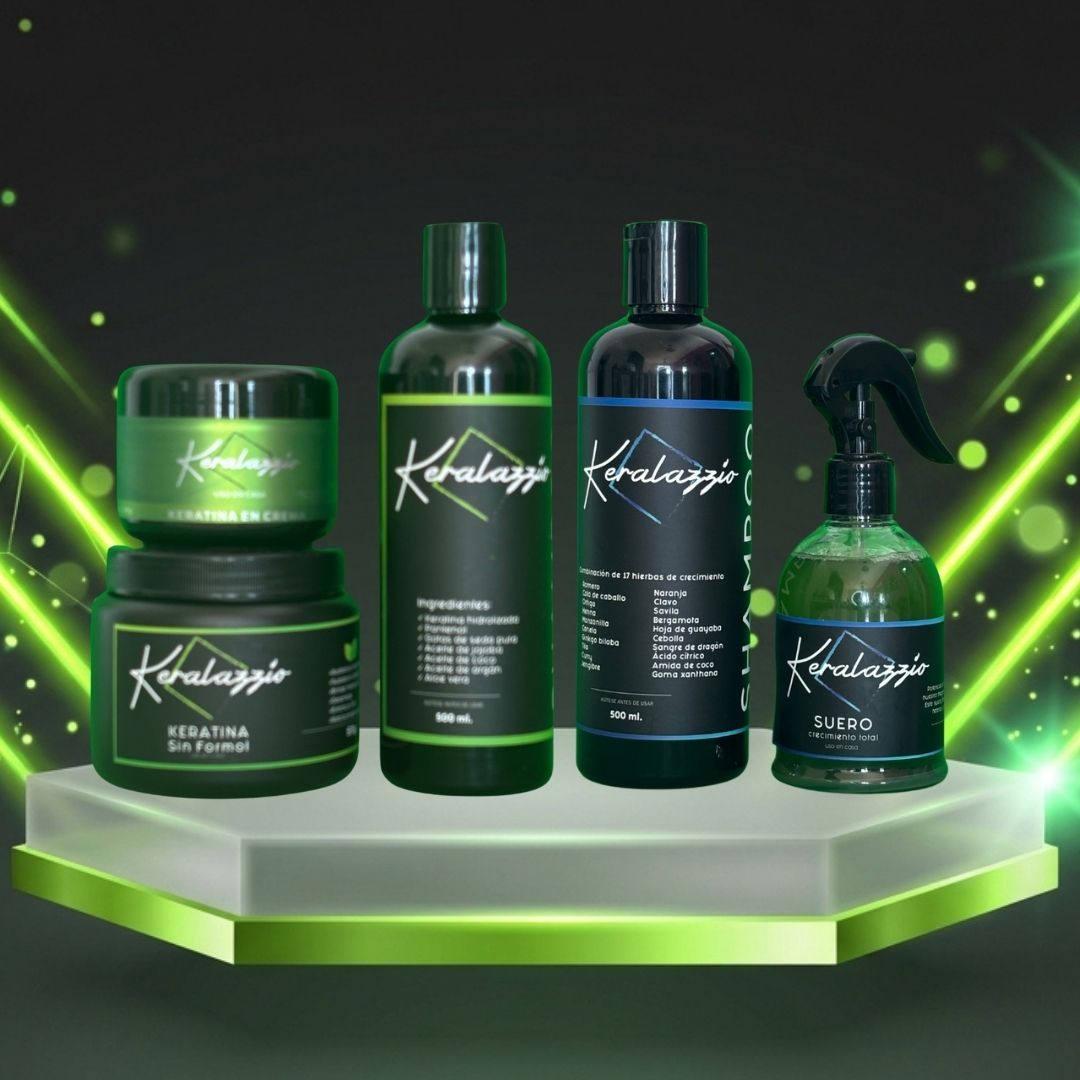 Paquete Vip Keratina en Crema + Kit Crecimiento