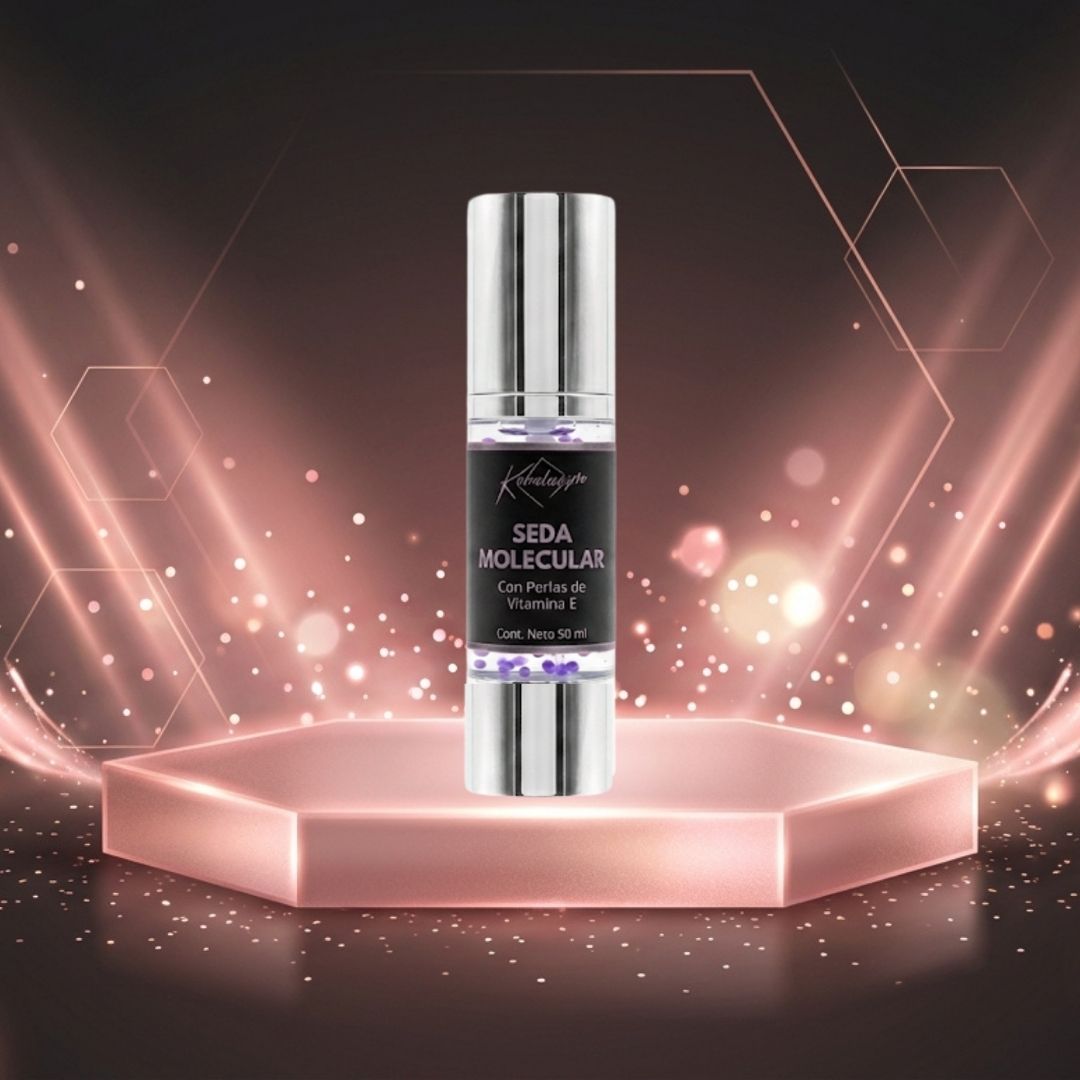 Seda molecular con perlas de Vitamina E