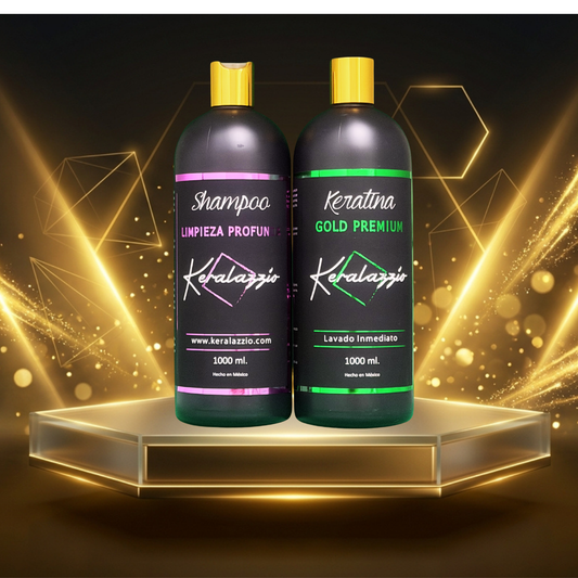 1 L Keratina Premium + 1 L Shampoo anti residuos