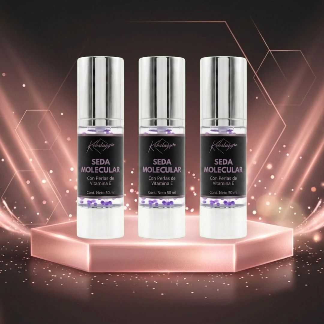 3 Seda molecular con perlas de Vitamina E