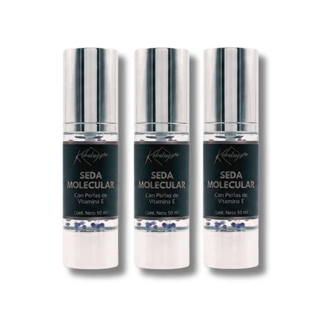 Seda Molecular Keralazzio x3 con perlas de Vitamina E