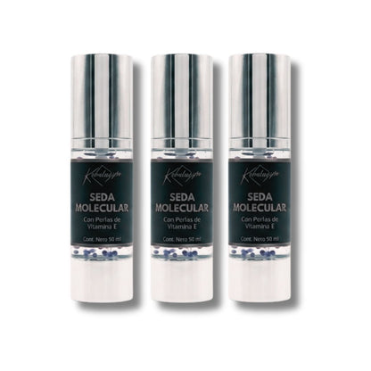 Seda Molecular Keralazzio x3 con perlas de Vitamina E