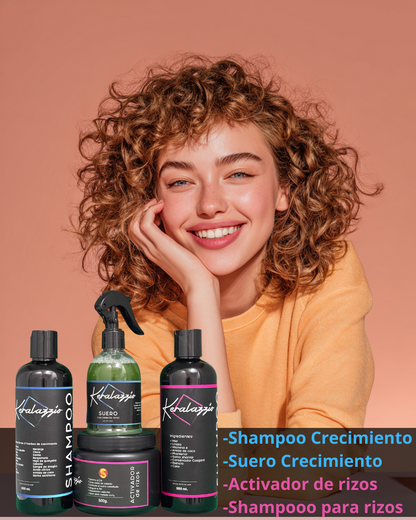 Kit Activador de Rizos + Kit Crecimiento Total