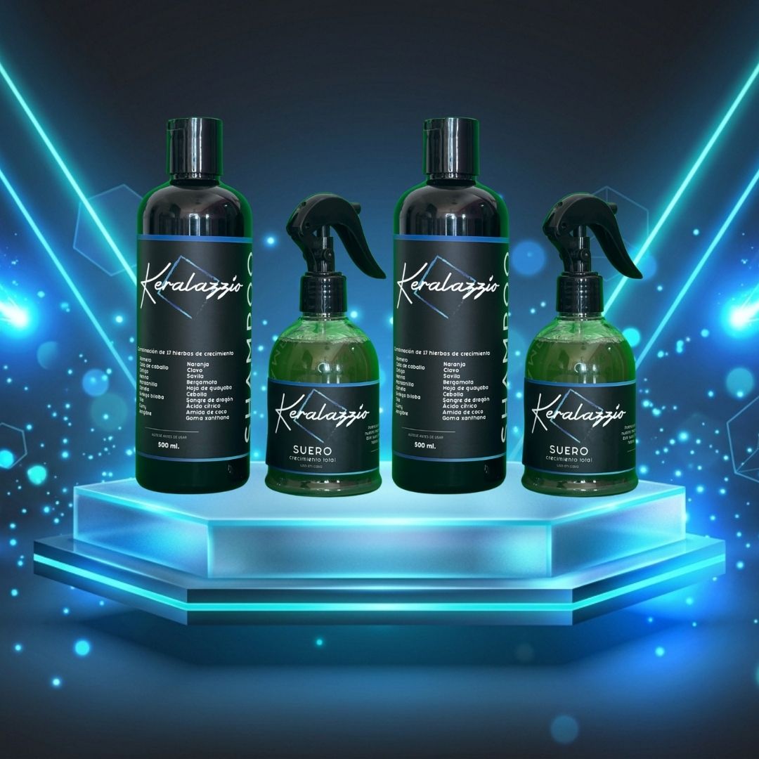 Oferta 2 Kit Crecimiento total y  Shampoo + Suero