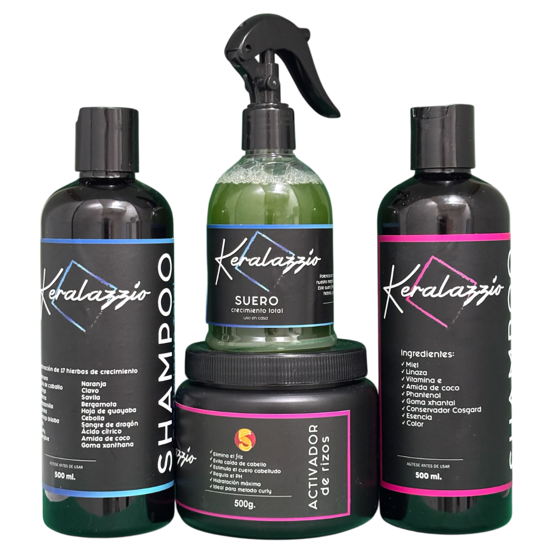 Kit Activador de Rizos + Kit Crecimiento Total