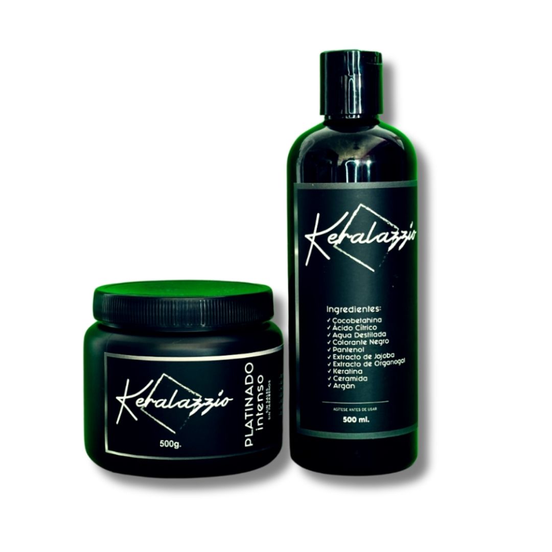 Paquete Básico Matizador de Canas Keralazzio con shampoo