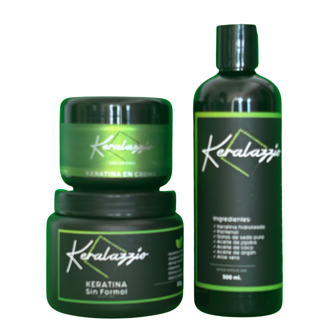Paquete Premium  Keratina en Crema uso en casa