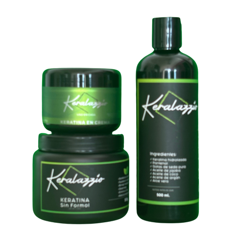 Paquete Premium  Keratina en Crema uso en casa