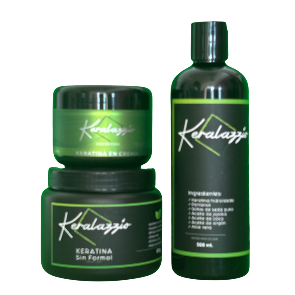 Paquete Premium  Keratina en Crema uso en casa