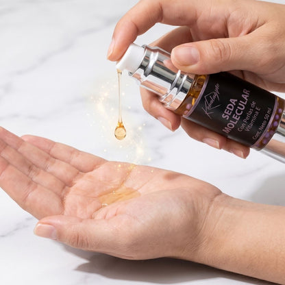 Seda molecular con perlas de Vitamina E